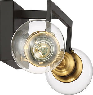 Nuvo Lighting - 60-6972 - Two Light Vanity - Intention - Warm Brass / Black