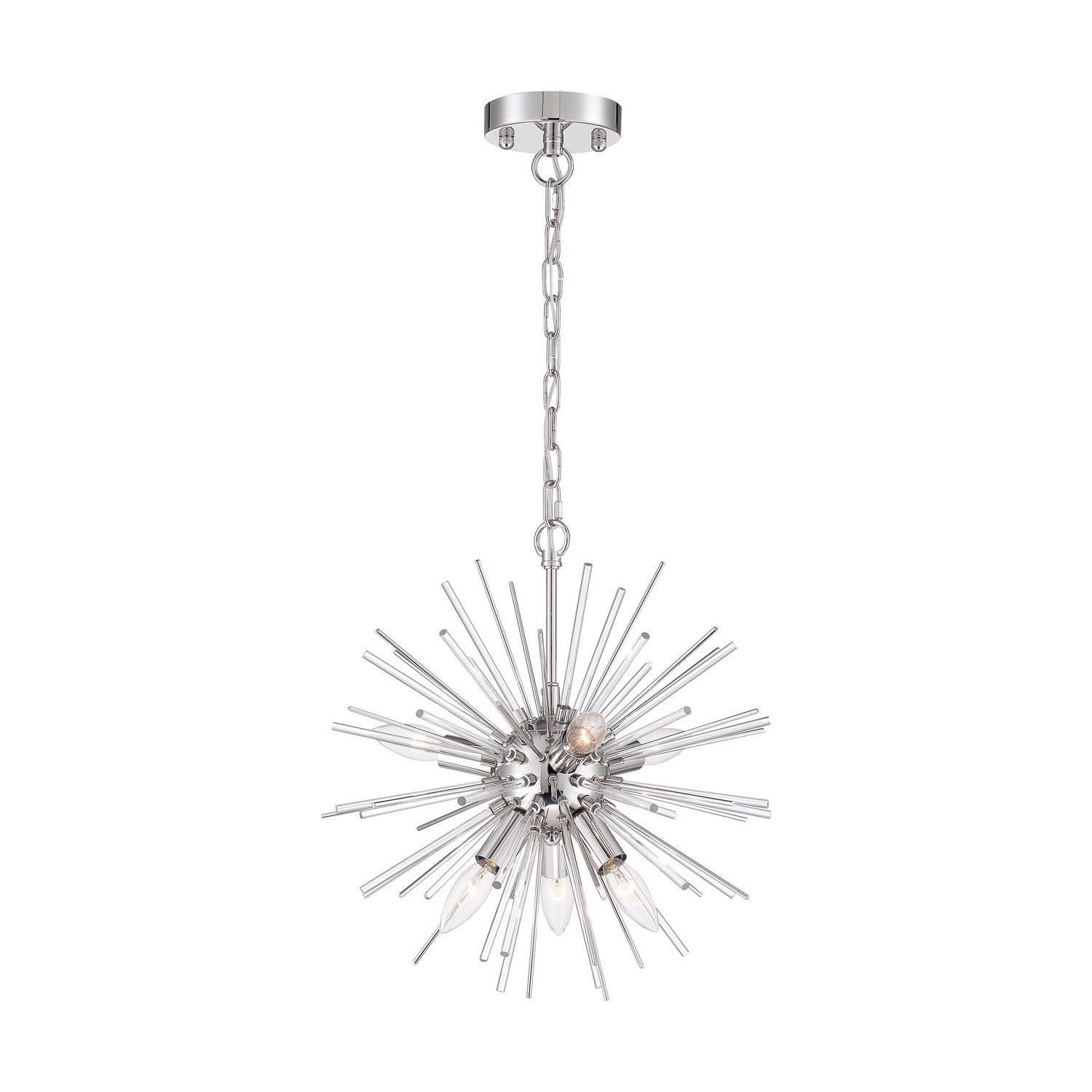 Nuvo Lighting - 60-6991 - Six Light Chandelier - Cirrus - Polished Nickel