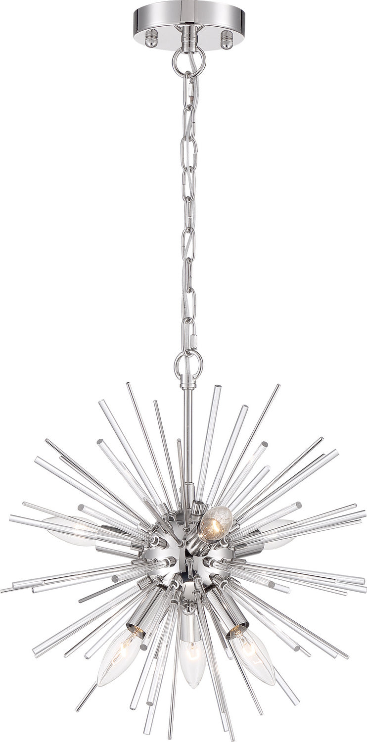 Nuvo Lighting - 60-6991 - Six Light Chandelier - Cirrus - Polished Nickel