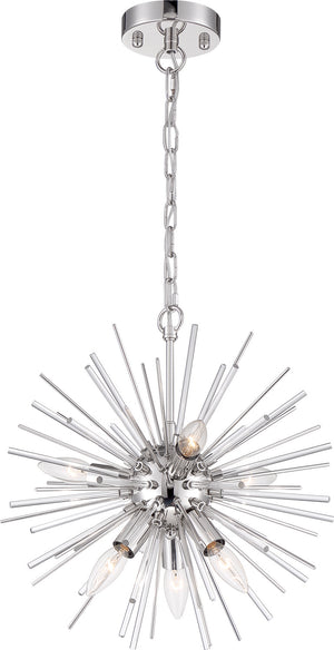 Nuvo Lighting - 60-6991 - Six Light Chandelier - Cirrus - Polished Nickel