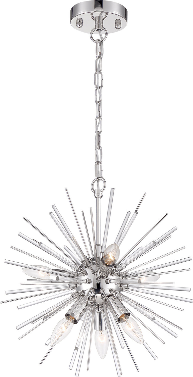 Nuvo Lighting - 60-6991 - Six Light Chandelier - Cirrus - Polished Nickel