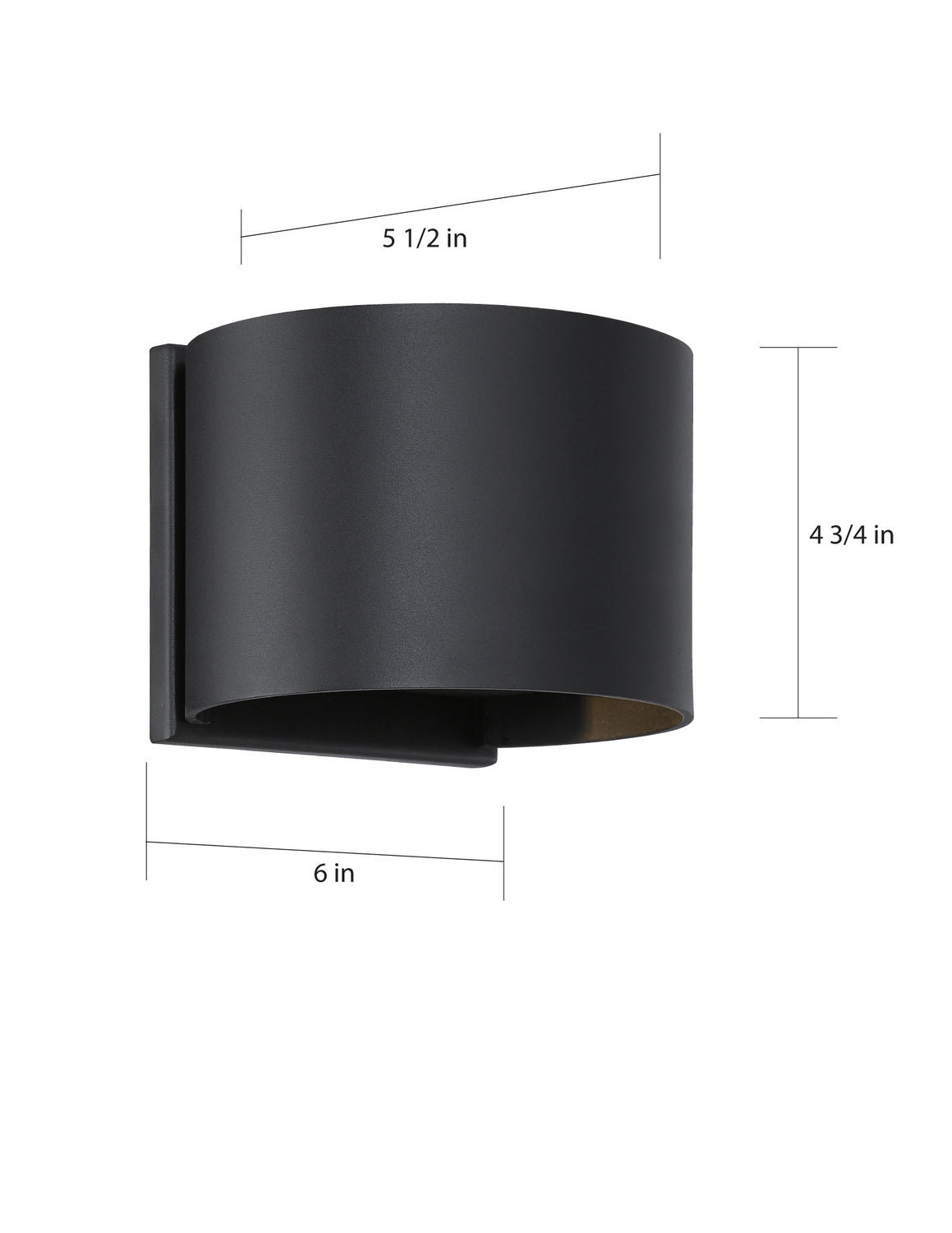 Nuvo Lighting - 62-1464 - LED Wall Sconce - Lightgate - Matte Black