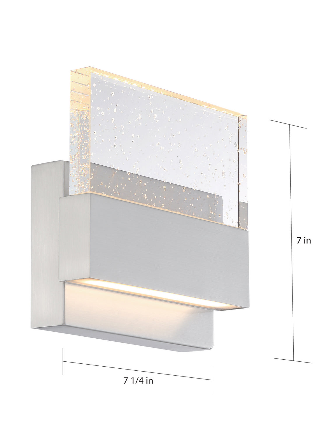 Nuvo Lighting - 62-1502 - LED Wall Sconce - Ellusion - Polished Nickel