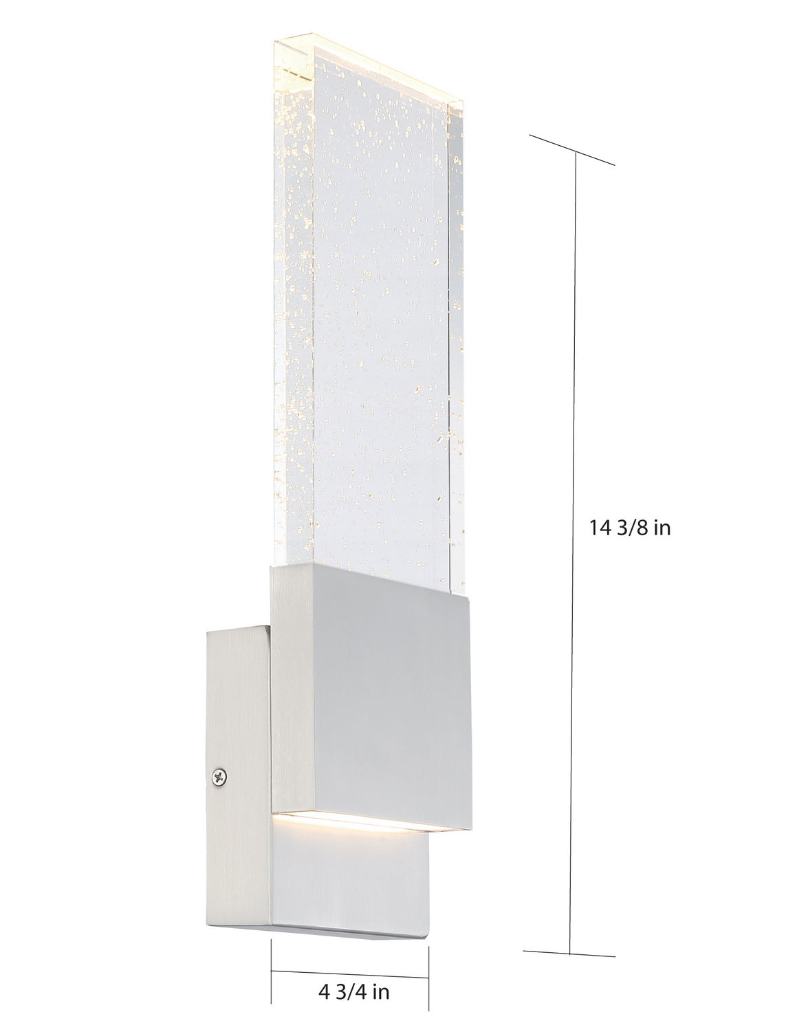 Nuvo Lighting - 62-1503 - LED Wall Sconce - Ellusion - Polished Nickel