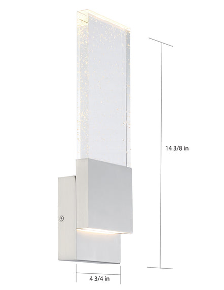 Nuvo Lighting - 62-1503 - LED Wall Sconce - Ellusion - Polished Nickel