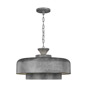 Visual Comfort Studio - EP1001WGV - One Light Pendant - Haymarket - Weathered Galvanized