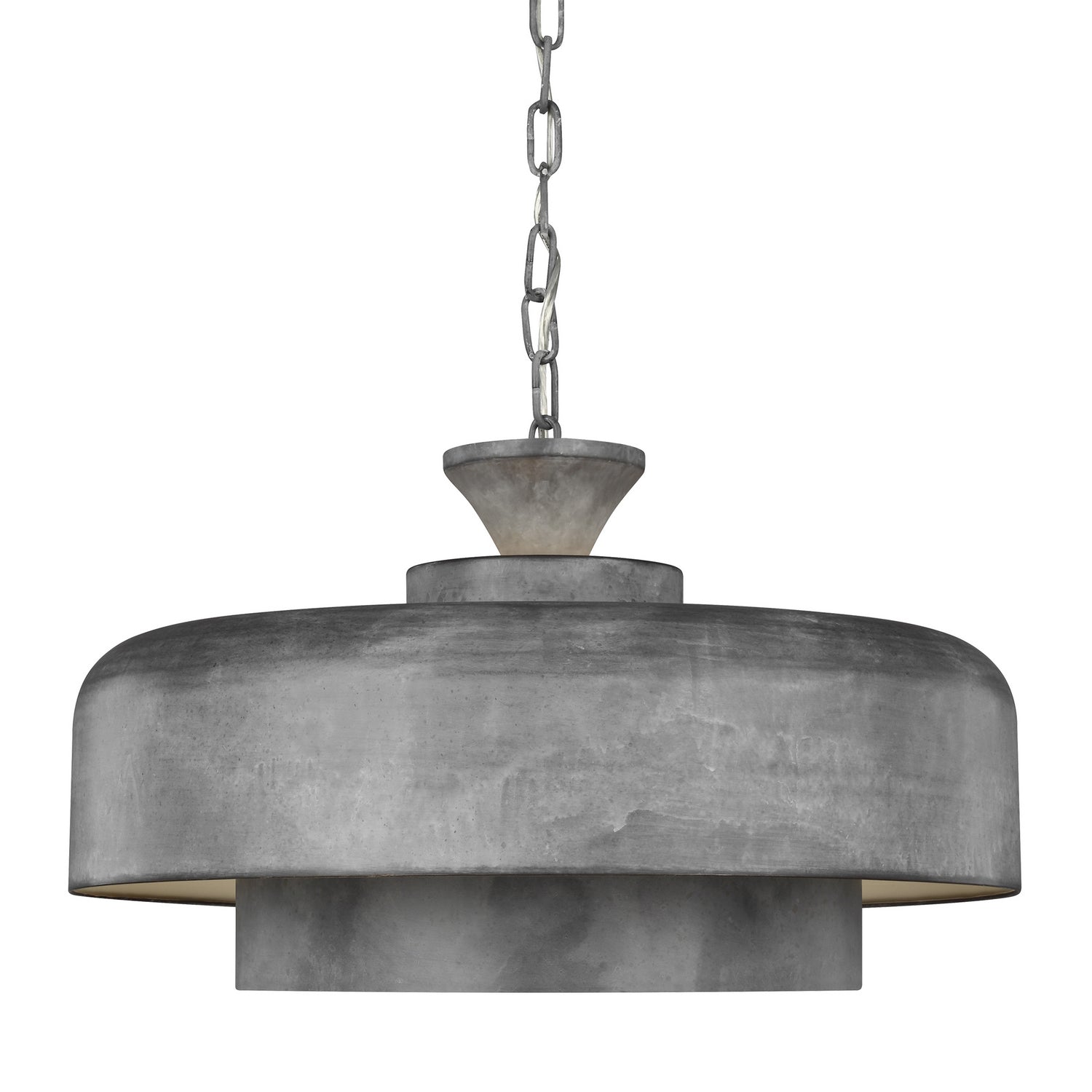 Visual Comfort Studio - EP1001WGV - One Light Pendant - Haymarket - Weathered Galvanized