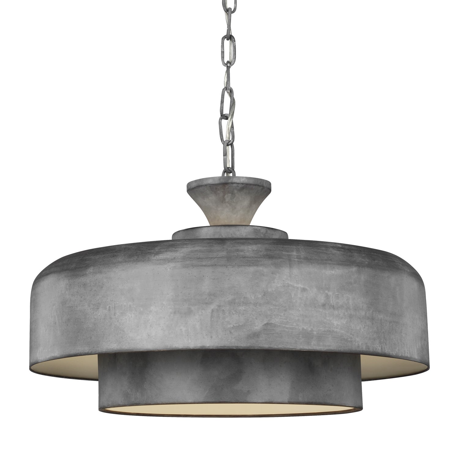 Visual Comfort Studio - EP1001WGV - One Light Pendant - Haymarket - Weathered Galvanized