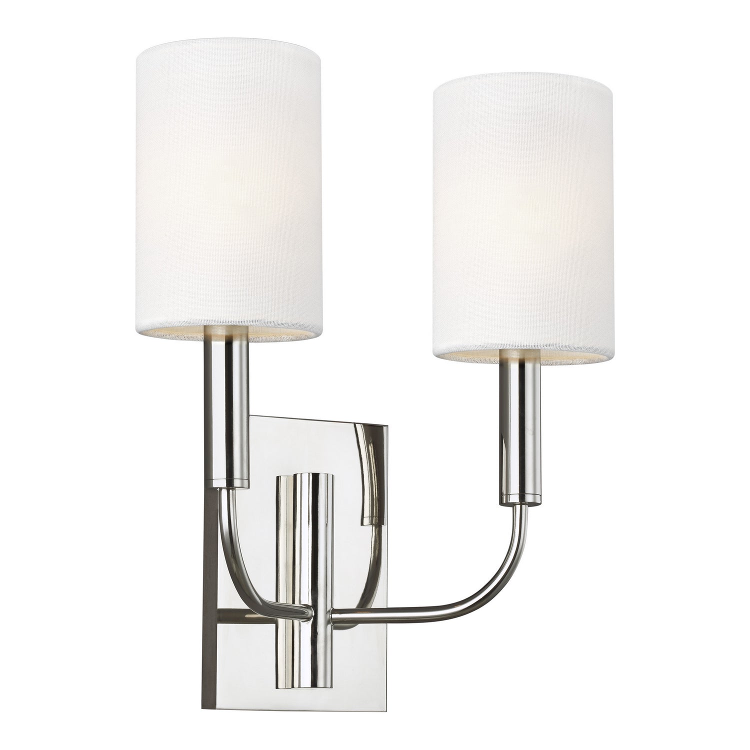 Visual Comfort Studio - EW1002PN - Two Light Wall Sconce - Brianna - Polished Nickel