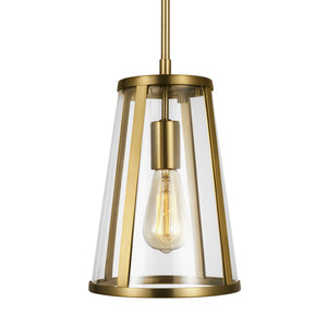 Visual Comfort Studio - P1287BBS - One Light Pendant - Harrow - Burnished Brass