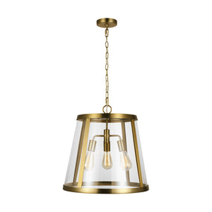 Visual Comfort Studio - P1288BBS - Three Light Pendant - Harrow - Burnished Brass