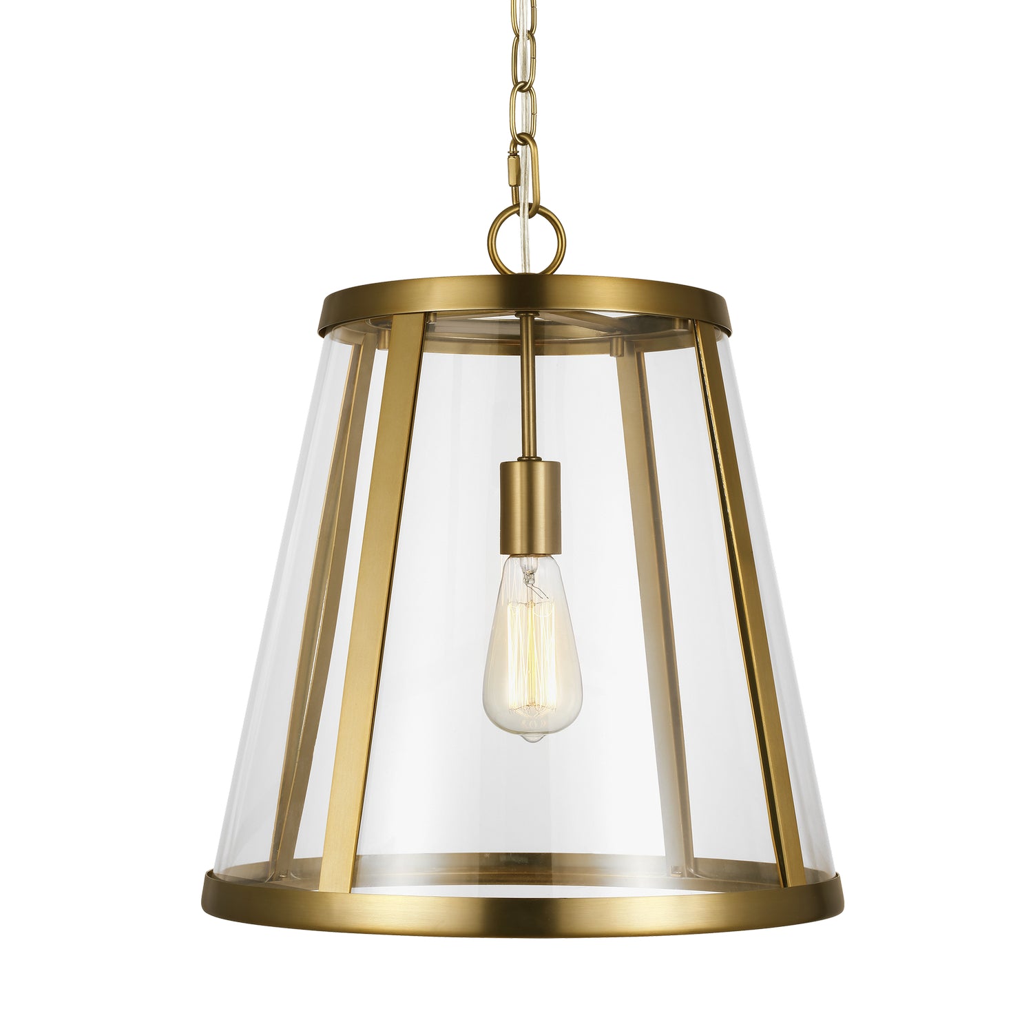 Visual Comfort Studio - P1289BBS - One Light Pendant - Harrow - Burnished Brass