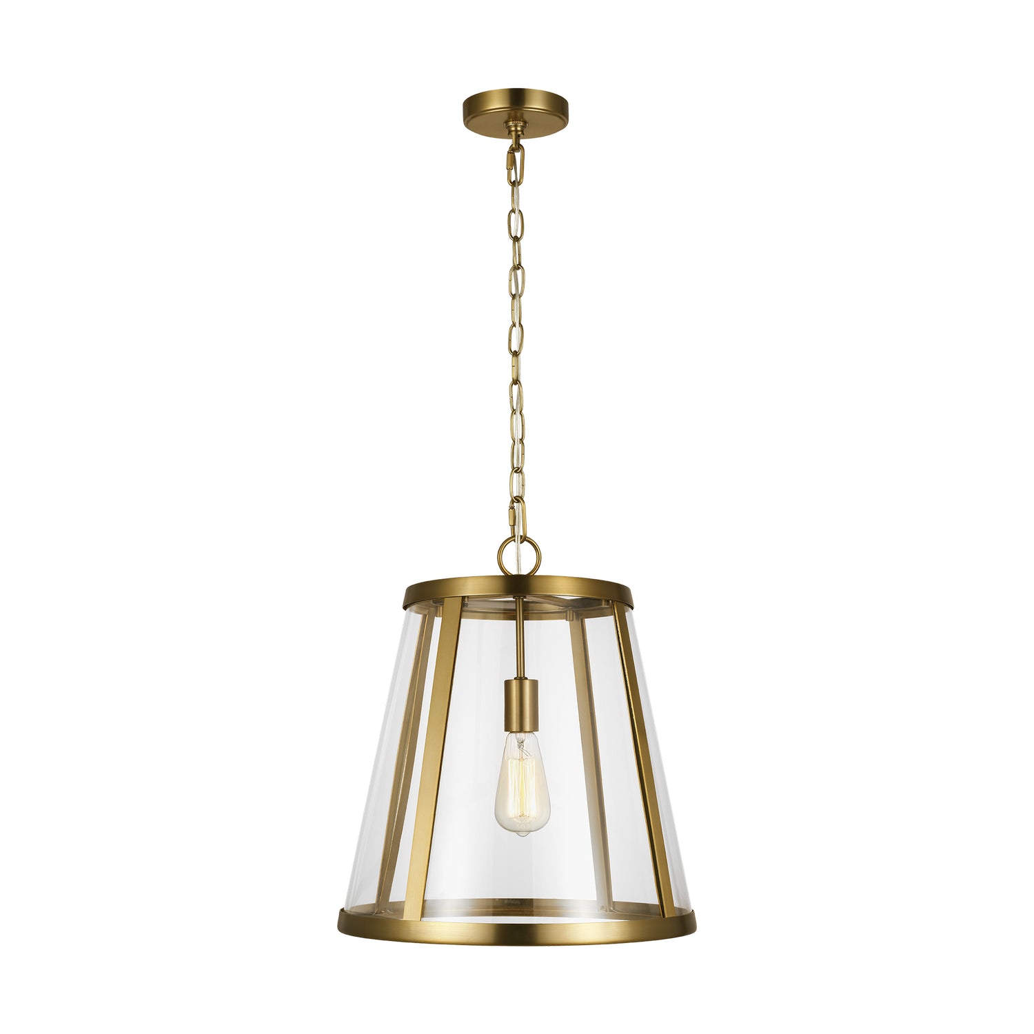 Visual Comfort Studio - P1289BBS - One Light Pendant - Harrow - Burnished Brass