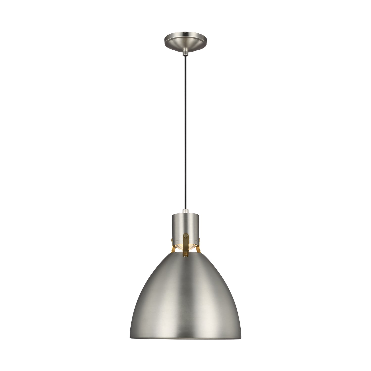 Visual Comfort Studio - P1442SN-L1 - LED Pendant - Brynne - Satin Nickel