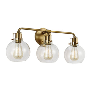 Visual Comfort Studio - VS24403BBS - Three Light Vanity - Clara - Burnished Brass