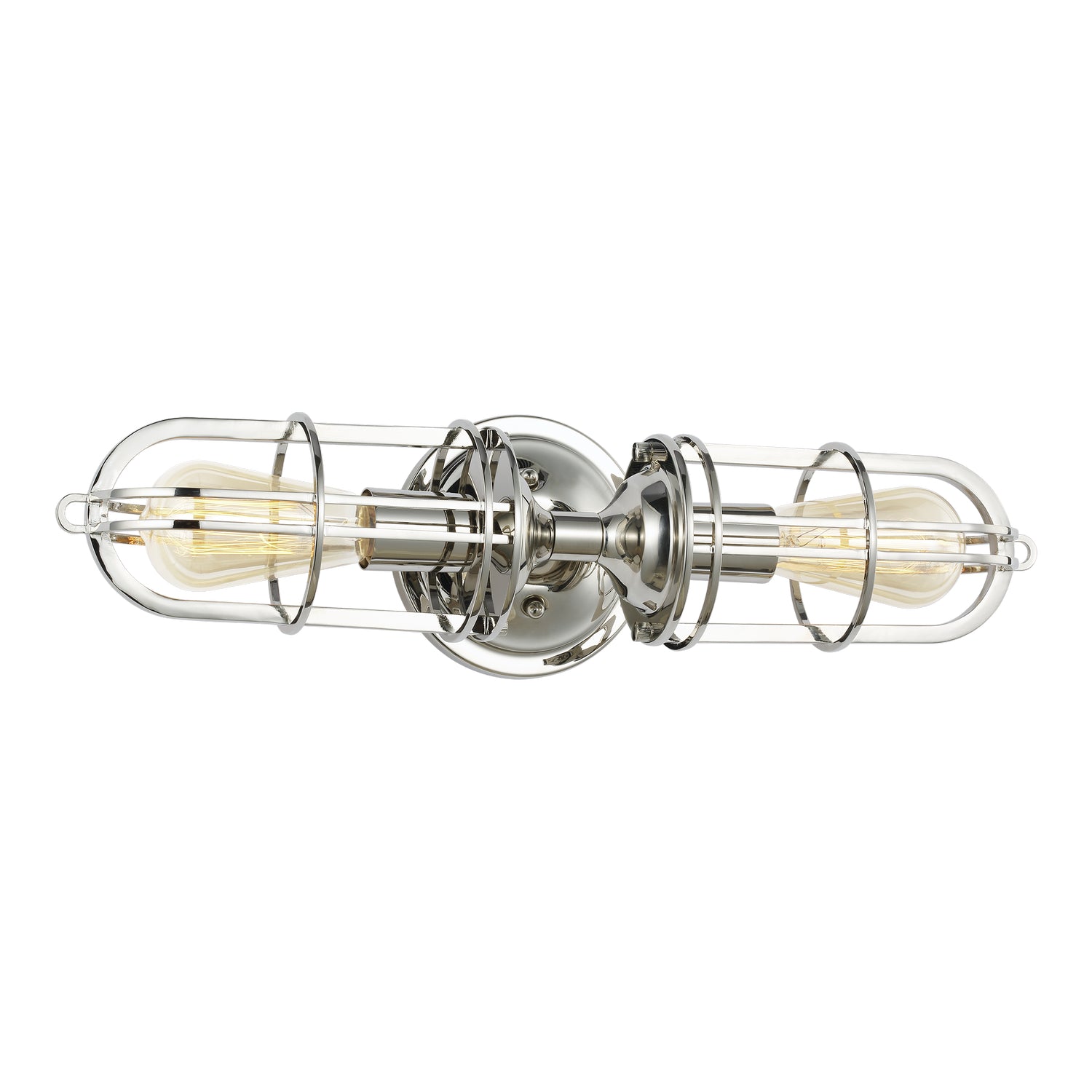 Generation Lighting. - WB1704PN - Two Light Wall Bracket - Urban Renewal - Polished Nickel