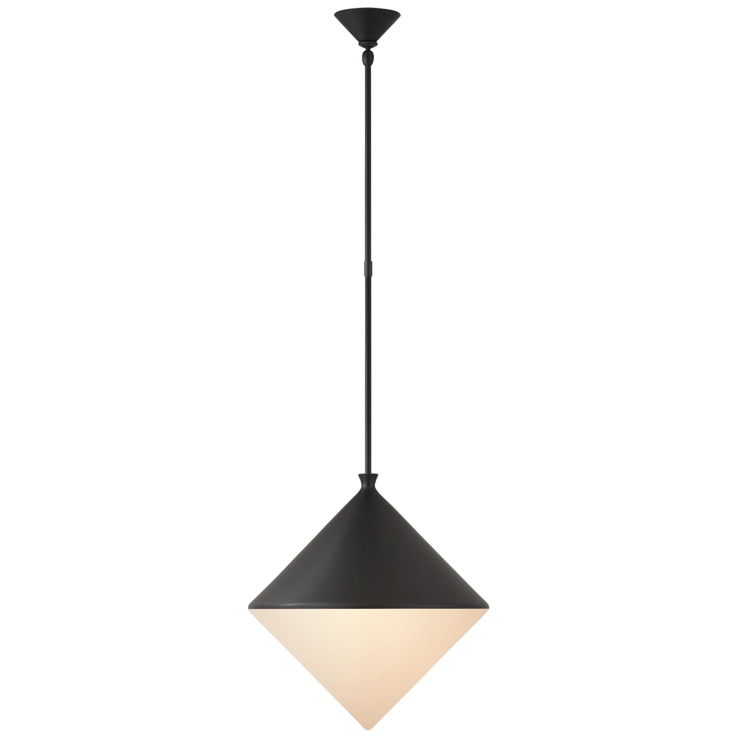 Visual Comfort Signature - ARN 5357BLK-WG - LED Pendant - Sarnen - Matte Black