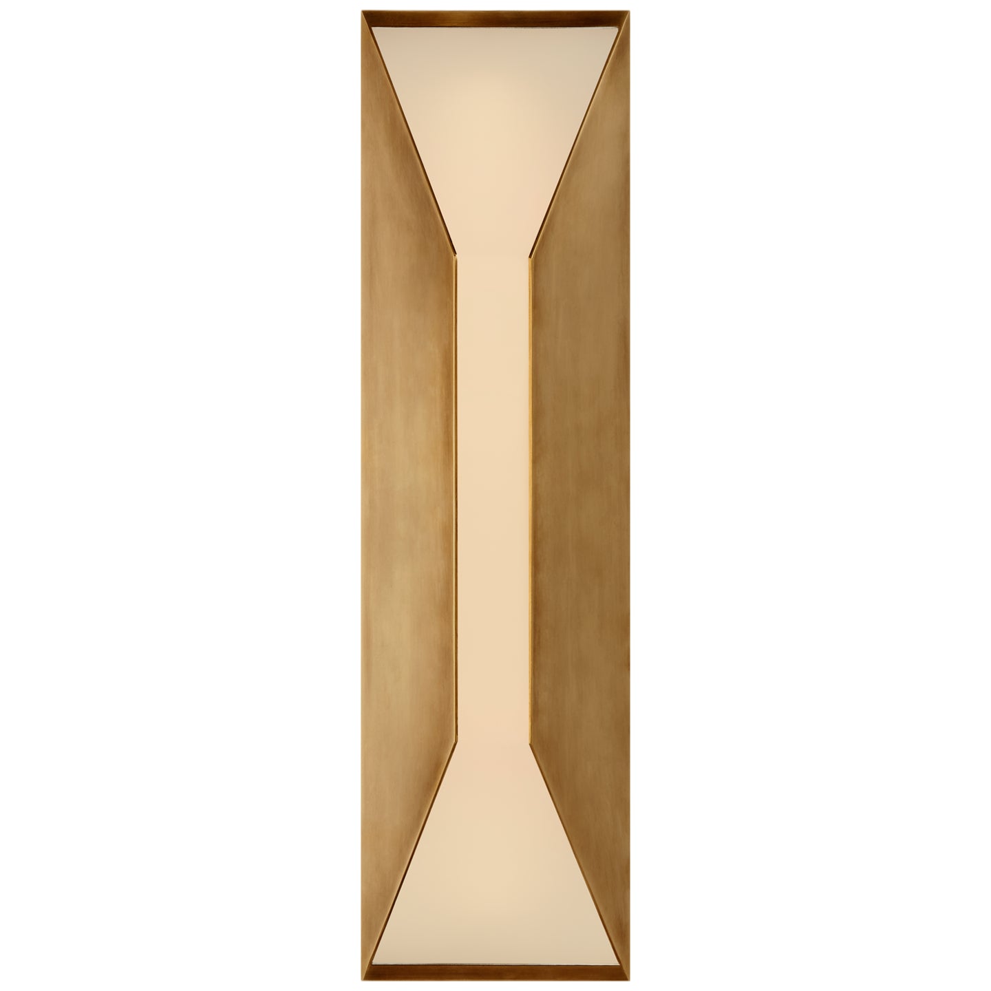 Visual Comfort Signature - KW 2721AB-FG - LED Wall Sconce - Stretto - Antique-Burnished Brass