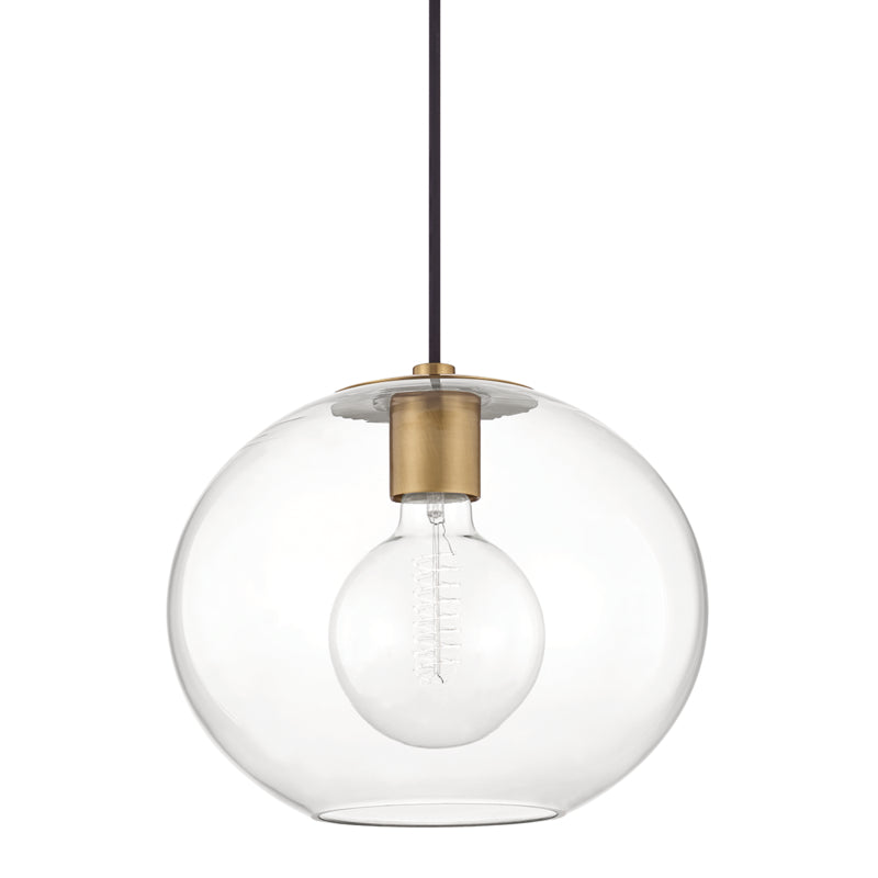 Mitzi - H270701L-AGB - One Light Pendant - Margot - Aged Brass