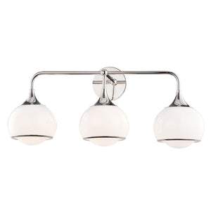 Mitzi - H281303-PN - Three Light Bath and Vanity - Reese - Polished Nickel