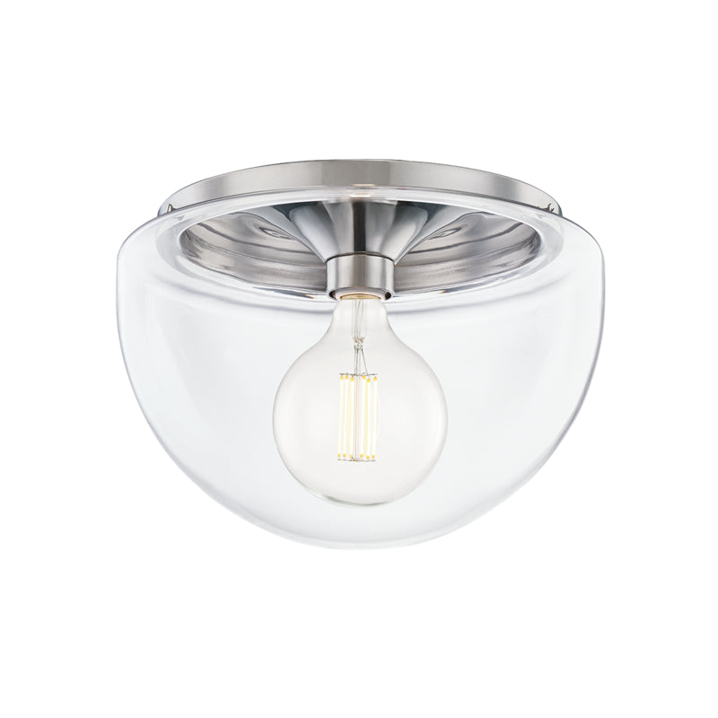 Mitzi - H284501L-PN - One Light Flush Mount - Grace - Polished Nickel