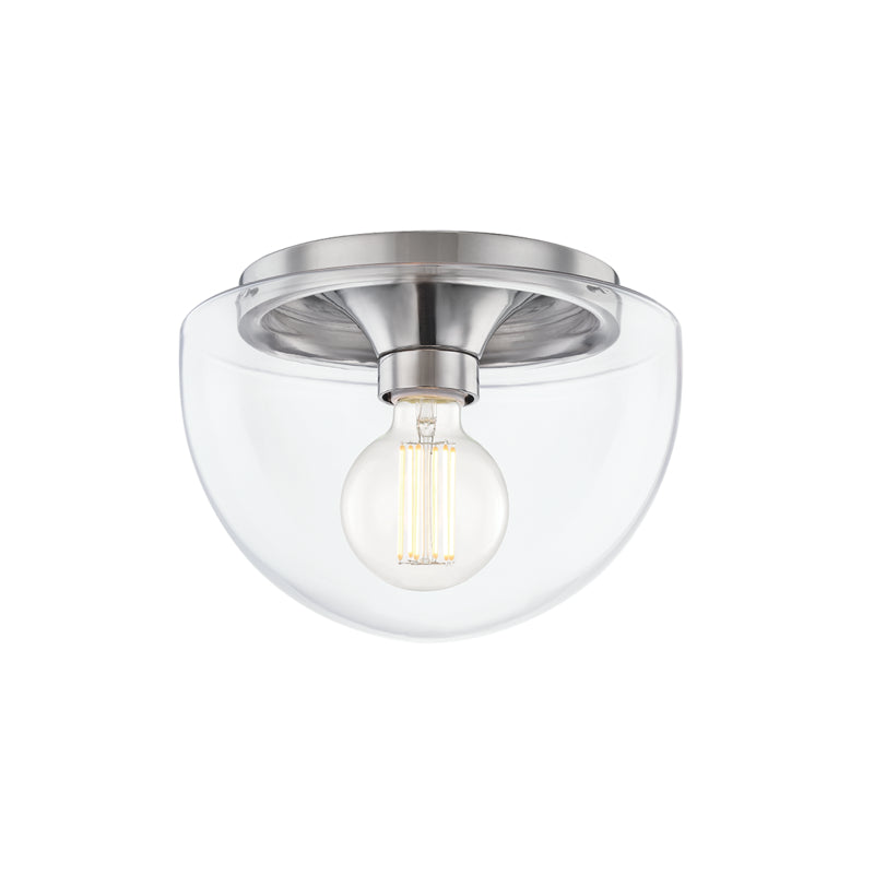 Mitzi - H284501S-PN - One Light Flush Mount - Grace - Polished Nickel