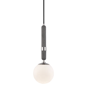 Mitzi - H289701S-PN - One Light Pendant - Brielle - Polished Nickel