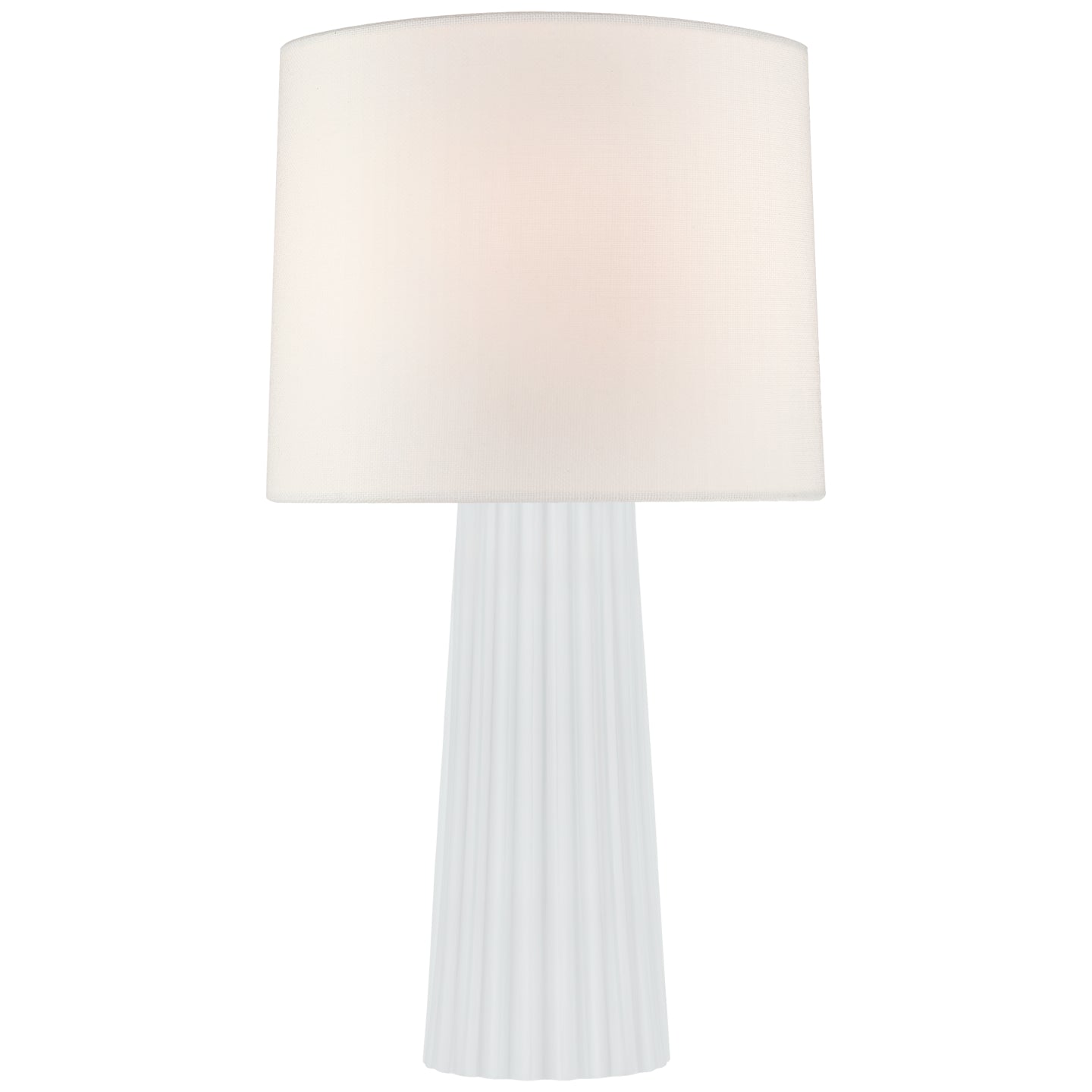 Visual Comfort Signature - BBL 3120WG-L - One Light Table Lamp - Danube - White Glass