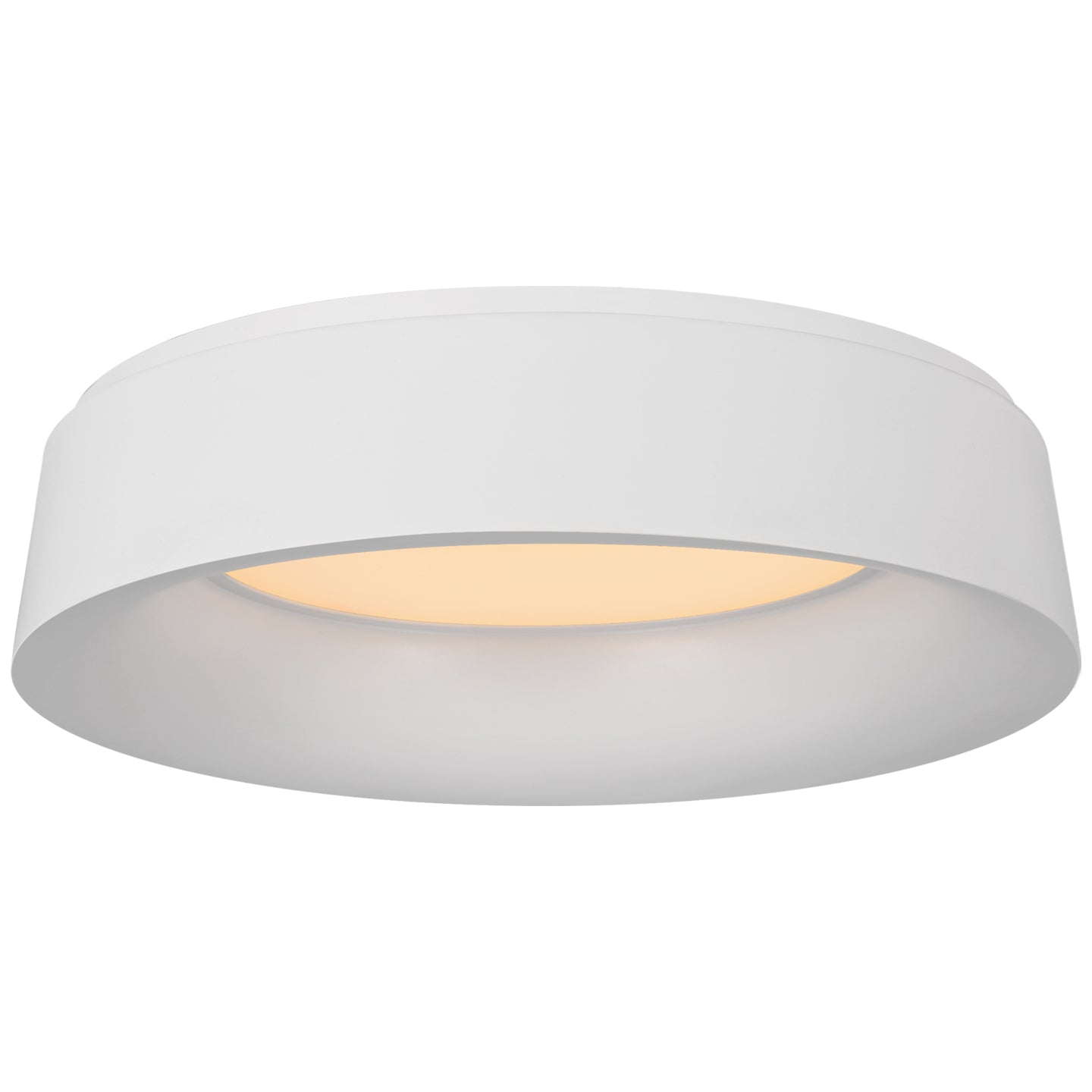 Visual Comfort Signature - BBL 4096WHT - LED Flush Mount - Halo - Matte White