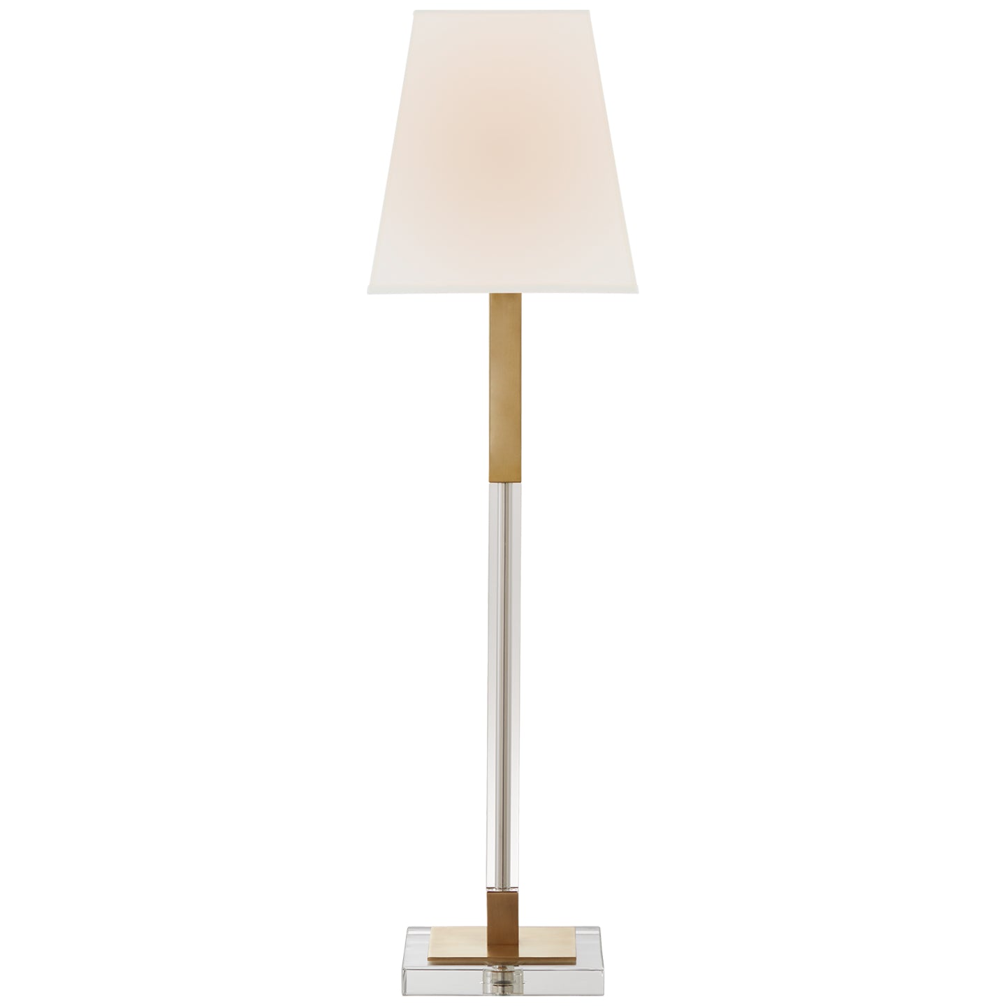 Visual Comfort Signature - CHA 8989AB/CG-L - One Light Buffet Lamp - Reagan - Antique-Burnished Brass and Crystal