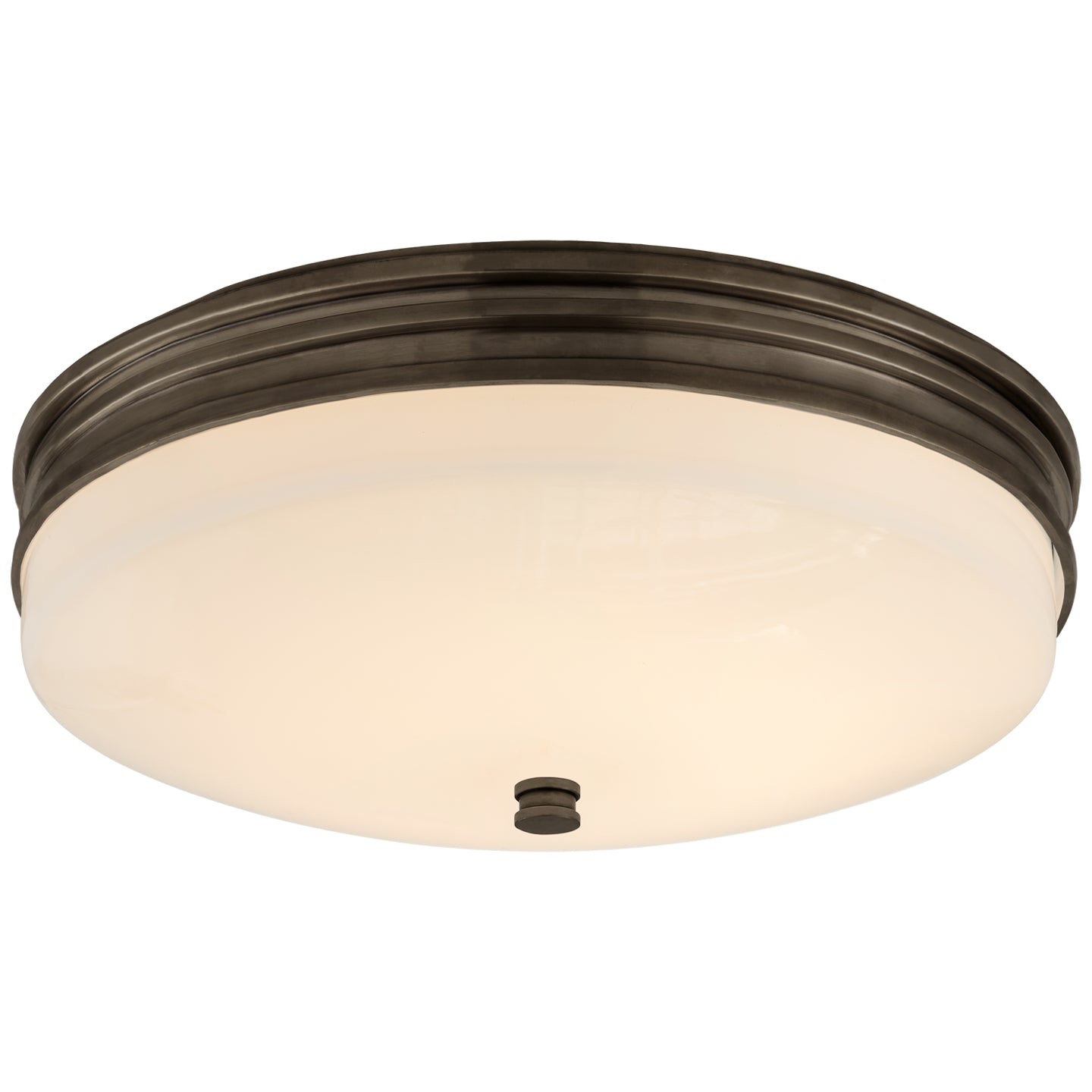 Visual Comfort Signature - CHC 4601BZ-WG - LED Flush Mount - Launceton - Bronze