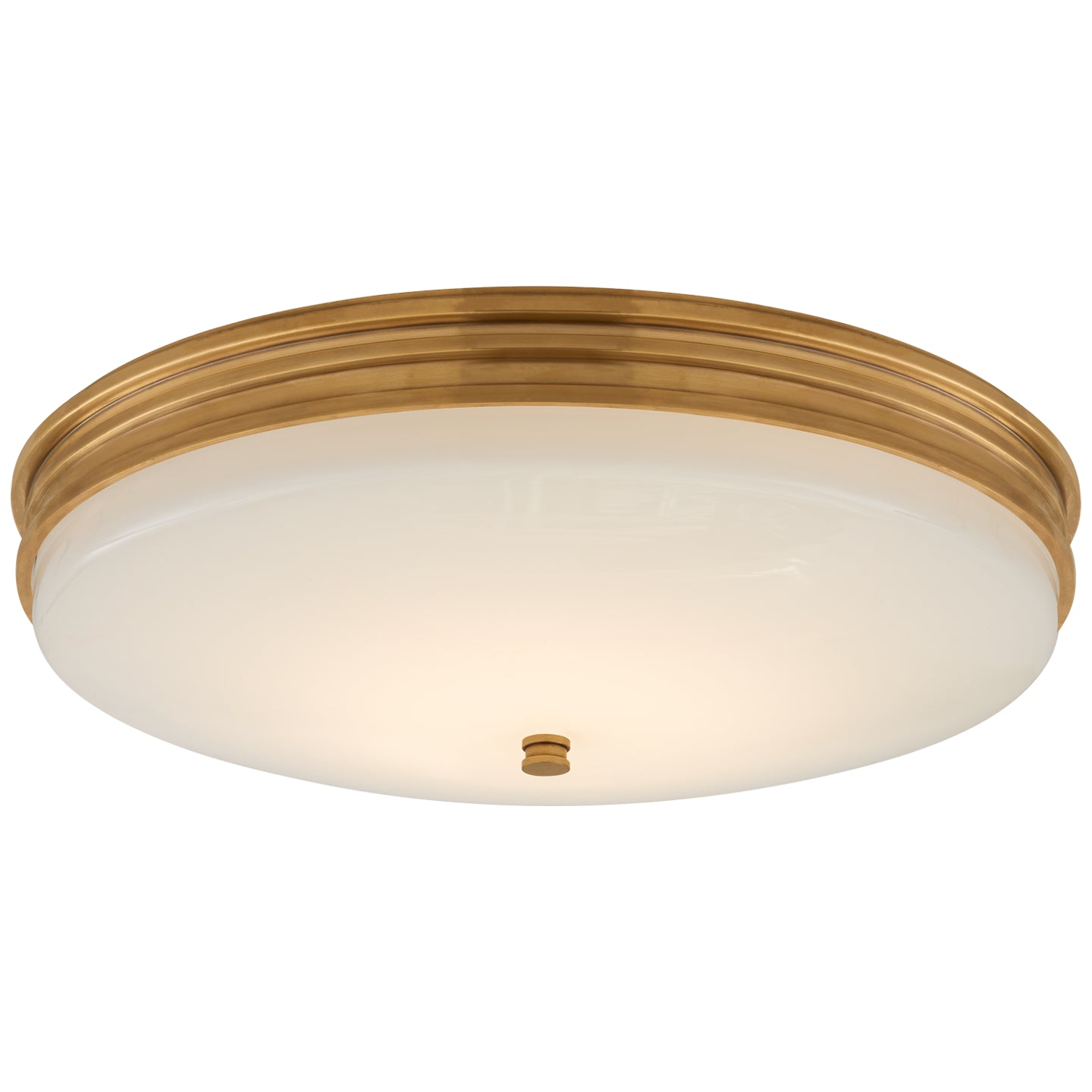 Visual Comfort Signature - CHC 4603AB-WG - LED Flush Mount - Launceton - Antique-Burnished Brass