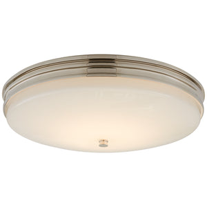 Visual Comfort Signature - CHC 4603PN-WG - LED Flush Mount - Launceton - Polished Nickel