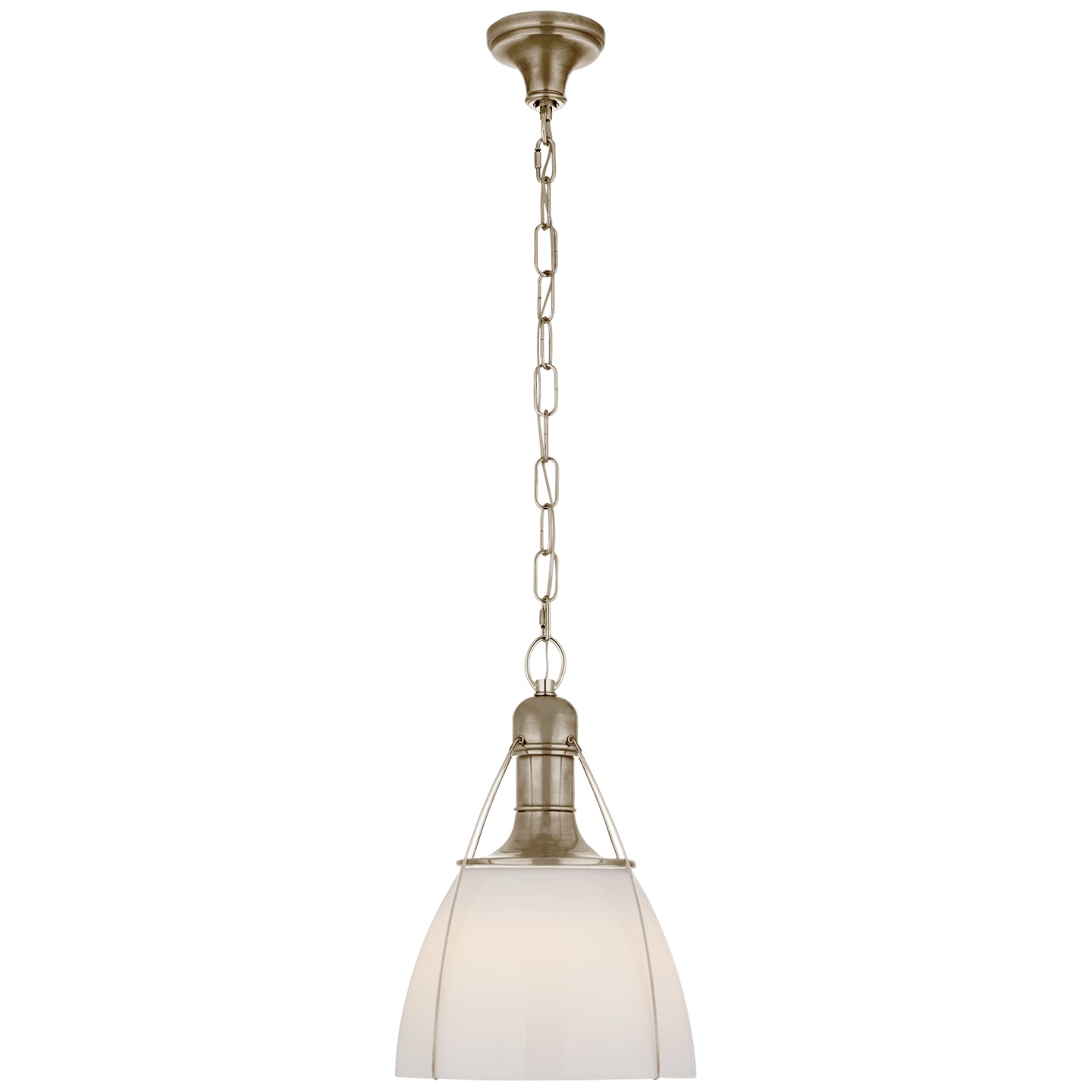 Visual Comfort Signature - CHC 5475AN-WG - One Light Pendant - Prestwick - Antique Nickel