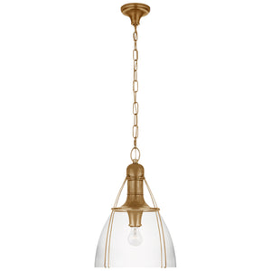 Visual Comfort Signature - CHC 5476AB-CG - One Light Pendant - Prestwick - Antique-Burnished Brass