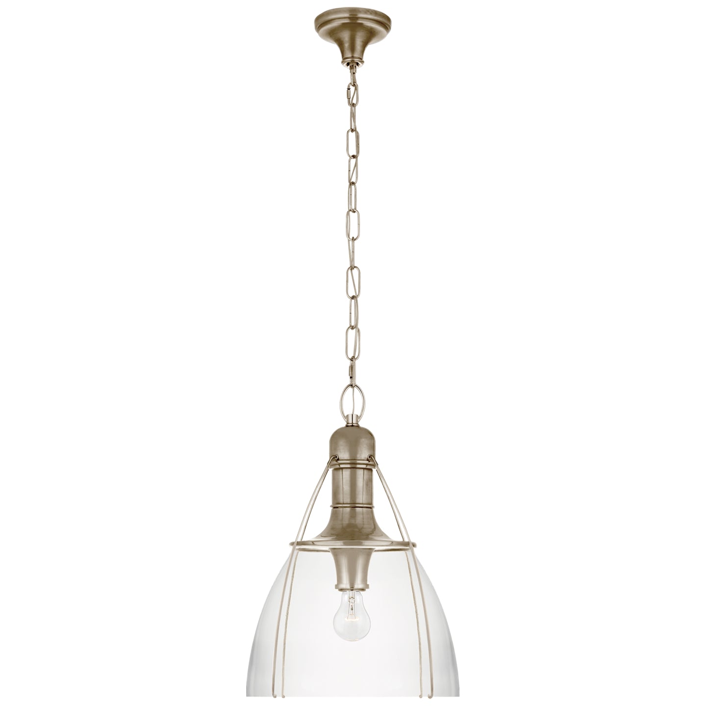 Visual Comfort Signature - CHC 5476AN-CG - One Light Pendant - Prestwick - Antique Nickel