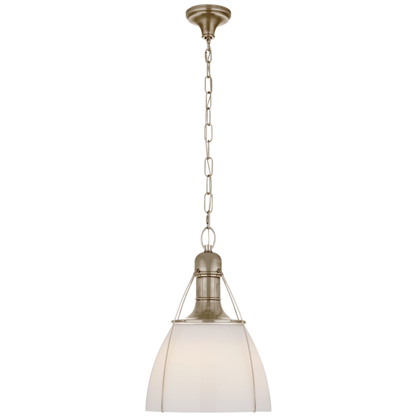 Visual Comfort Signature - CHC 5476AN-WG - One Light Pendant - Prestwick - Antique Nickel