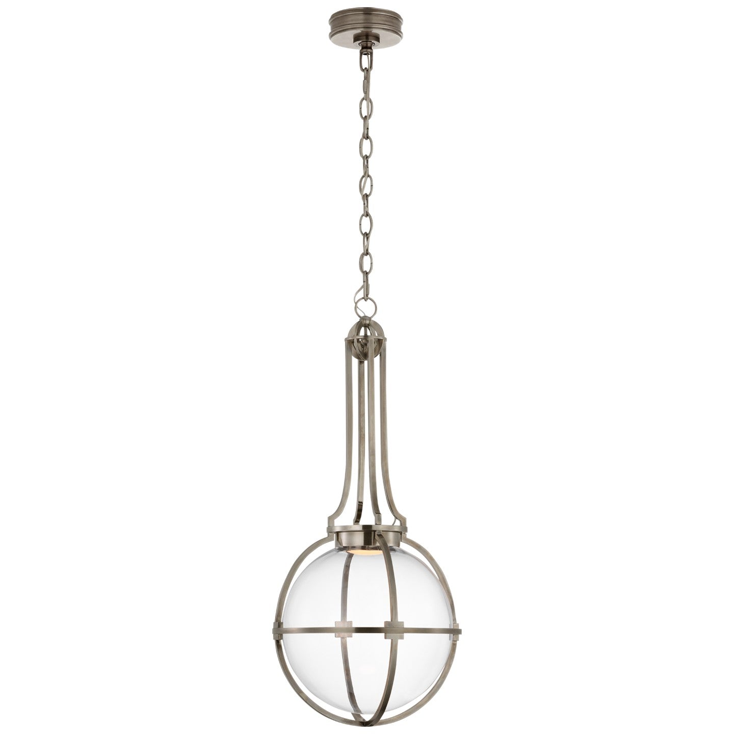 Visual Comfort Signature - CHC 5478AN-CG - LED Pendant - Gracie - Antique Nickel