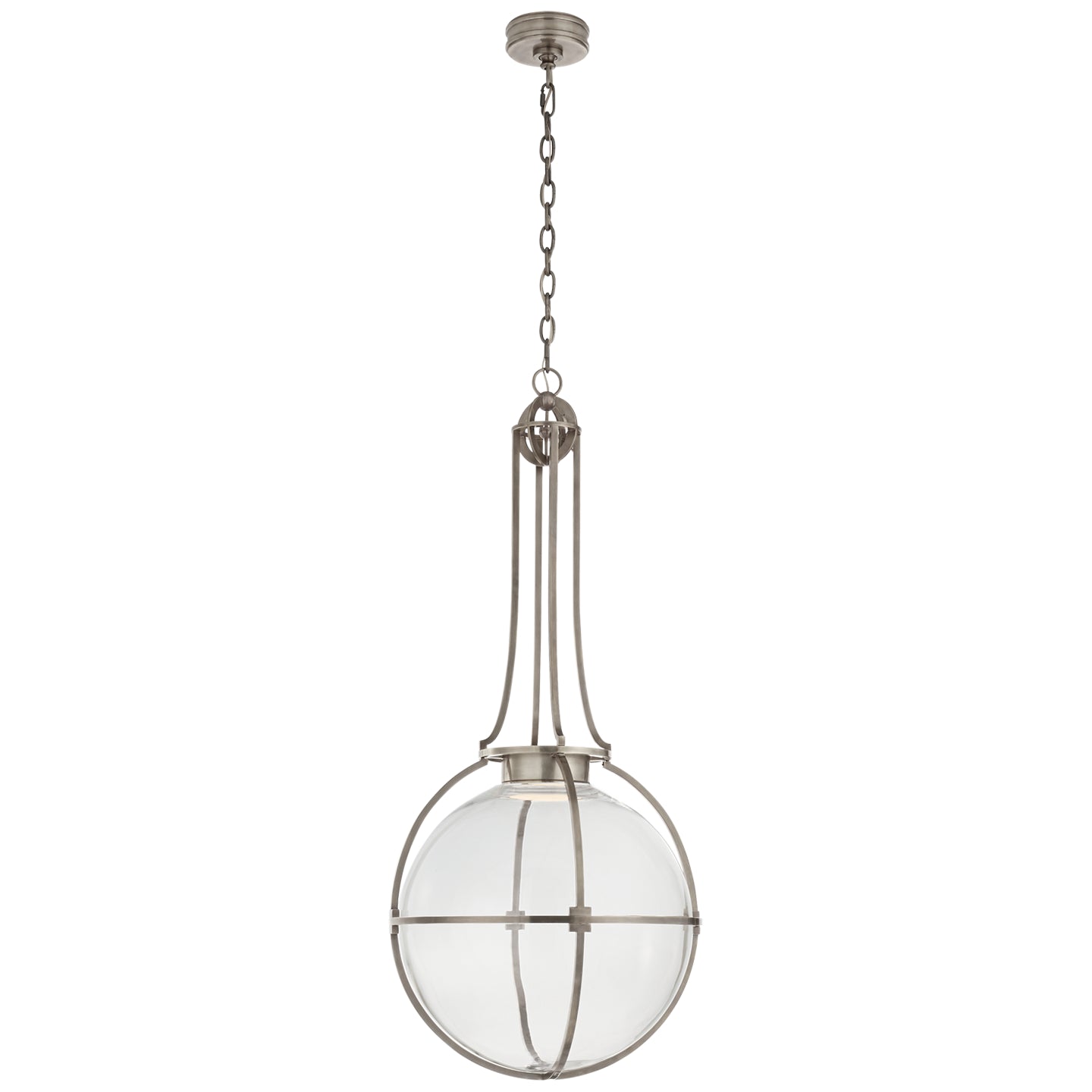 Visual Comfort Signature - CHC 5479AN-CG - LED Pendant - Gracie - Antique Nickel