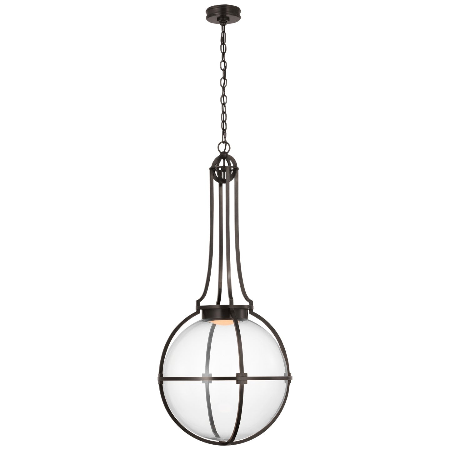 Visual Comfort Signature - CHC 5479BZ-CG - LED Pendant - Gracie - Bronze