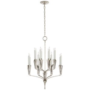 Visual Comfort Signature - CHC 5501PN - 16 Light Chandelier - Aiden - Polished Nickel