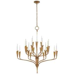 Visual Comfort Signature - CHC 5503GI - 20 Light Chandelier - Aiden - Gilded Iron