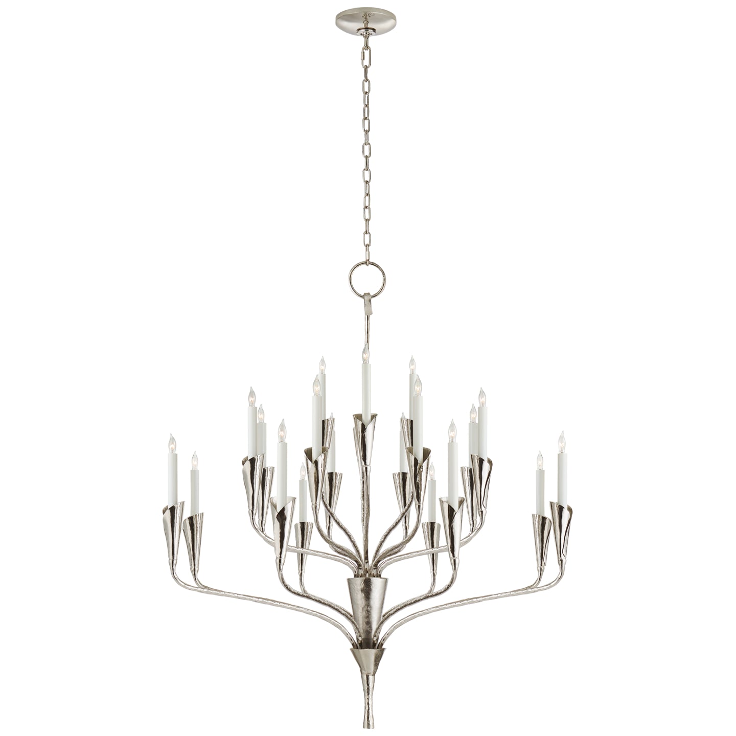 Visual Comfort Signature - CHC 5503PN - 20 Light Chandelier - Aiden - Polished Nickel