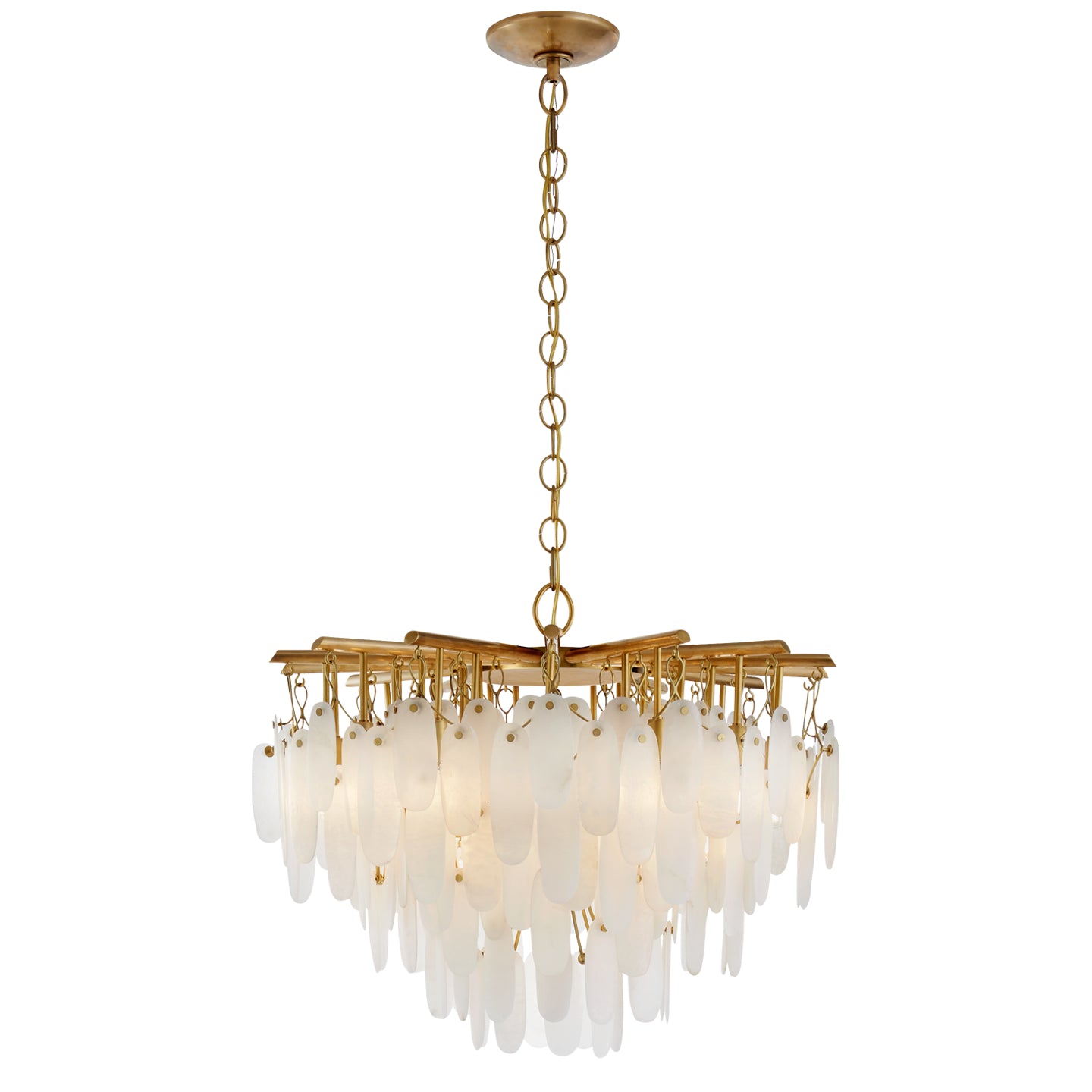 Visual Comfort Signature - CHC 5910AB-ALB - LED Chandelier - Cora - Antique-Burnished Brass