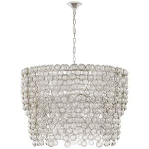 Visual Comfort Signature - JN 5232BSL/CG - 12 Light Chandelier - Milazzo - Burnished Silver Leaf