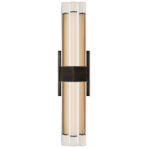 Visual Comfort Signature - LR 2909BZ-CG - LED Wall Sconce - Fascio - Bronze