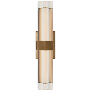 Visual Comfort Signature - LR 2909HAB-CG - LED Wall Sconce - Fascio - Hand-Rubbed Antique Brass