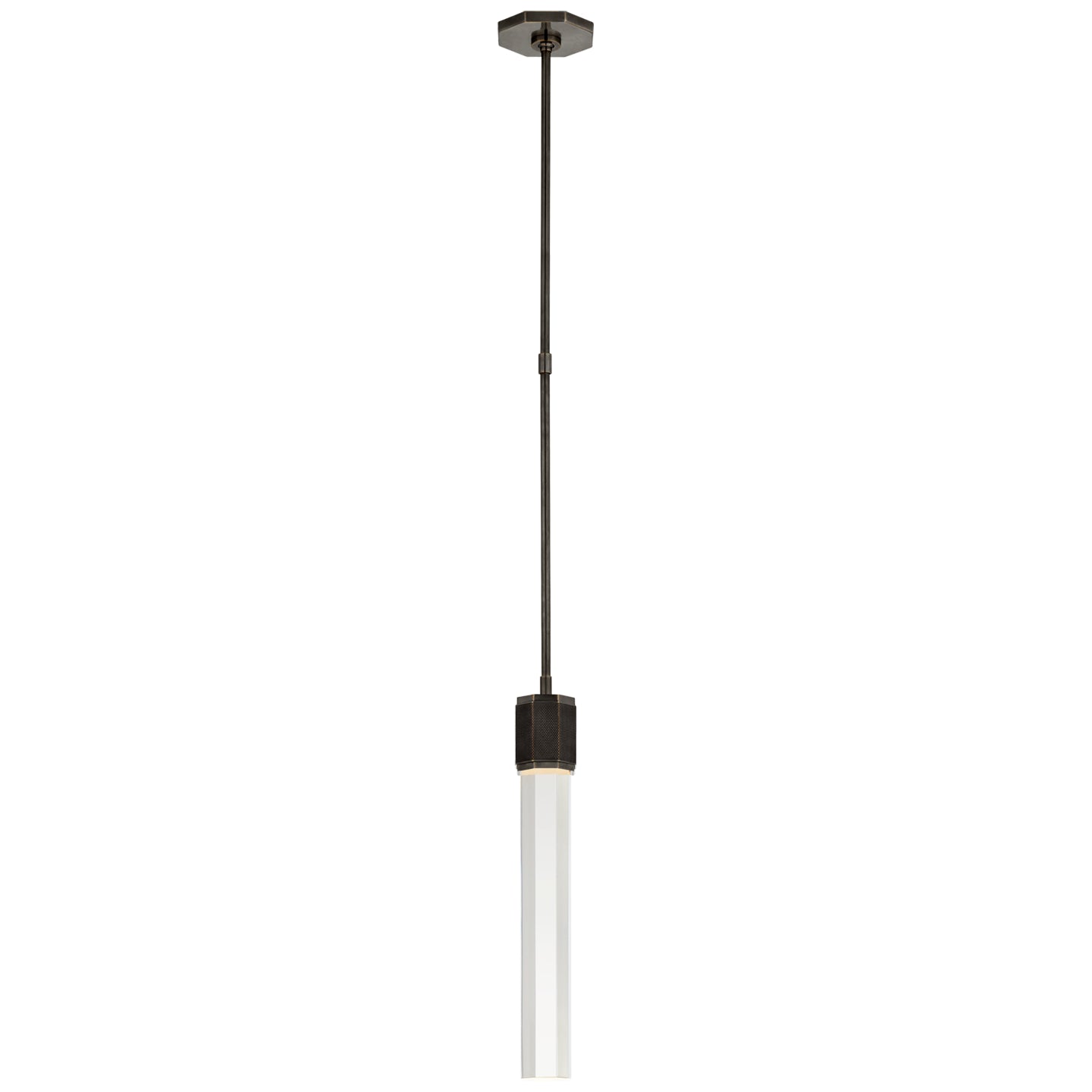 Visual Comfort Signature - LR 5911BZ-CG - LED Pendant - Fascio - Bronze