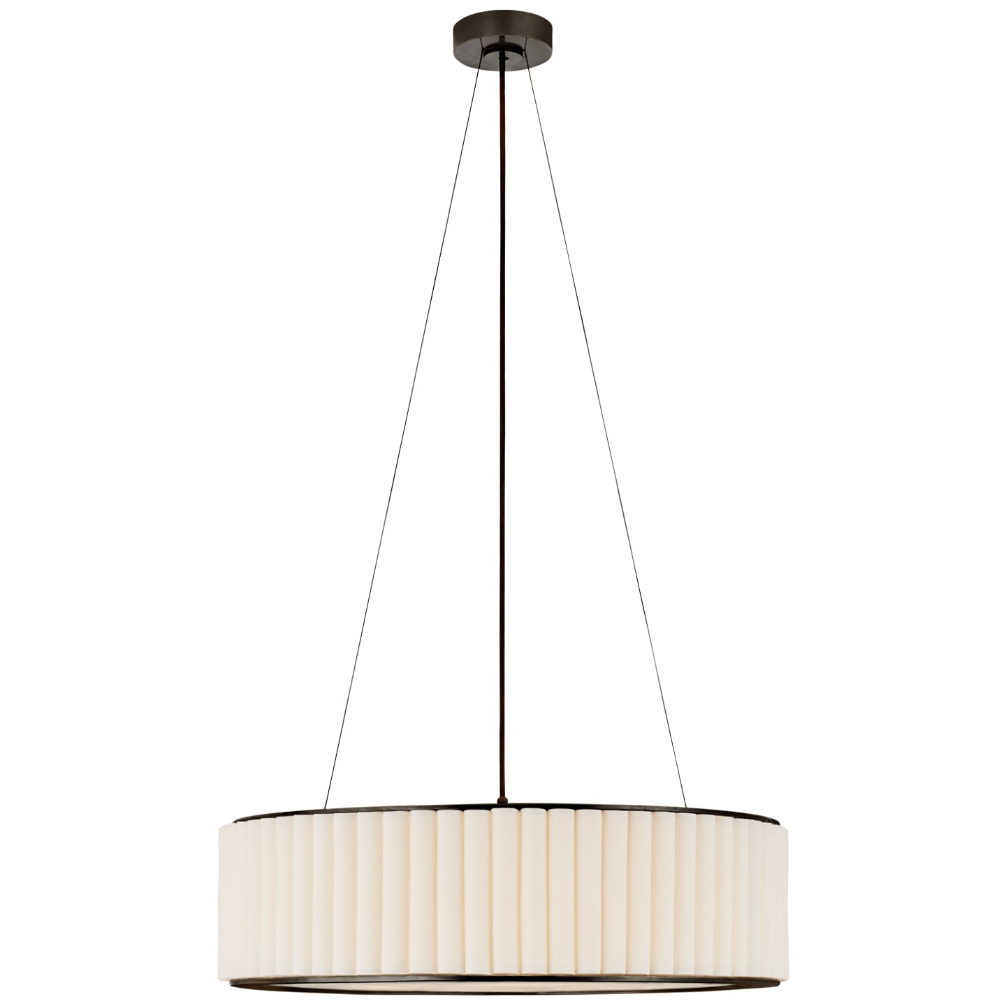 Visual Comfort Signature - S 5440BZ-L - Four Light Pendant - Palati - Bronze