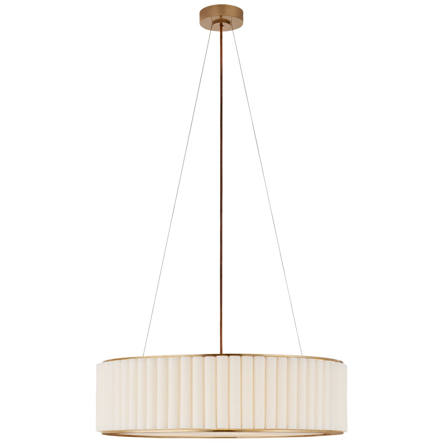 Visual Comfort Signature - S 5440HAB-L - Four Light Pendant - Palati - Hand-Rubbed Antique Brass